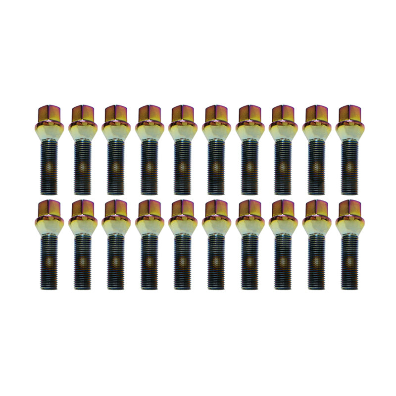 Wheel Mate Mevius 17 Hex Lug Bolt Set of 20 - Chrome Neon 14x1.25 40mm Cone 60 DEG TAP 40592N 40592N User 1