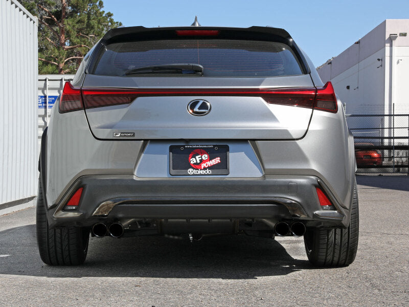 aFe 19-21 Lexus UX200 Takeda 2in - 2.5in. 304 SS Cat-Back Exhaust System w/ Black Tip 49-36054-B 49-36054-B Photo - Mounted