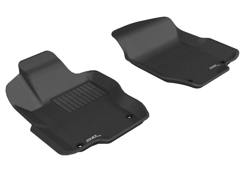 3D MAXpider 2006-2011 Mercedes-Benz ML-Class/GL-Class W164/X164 Kagu 1st Row Floormat - Black L1MB00811509 L1MB00811509 Photo - Primary