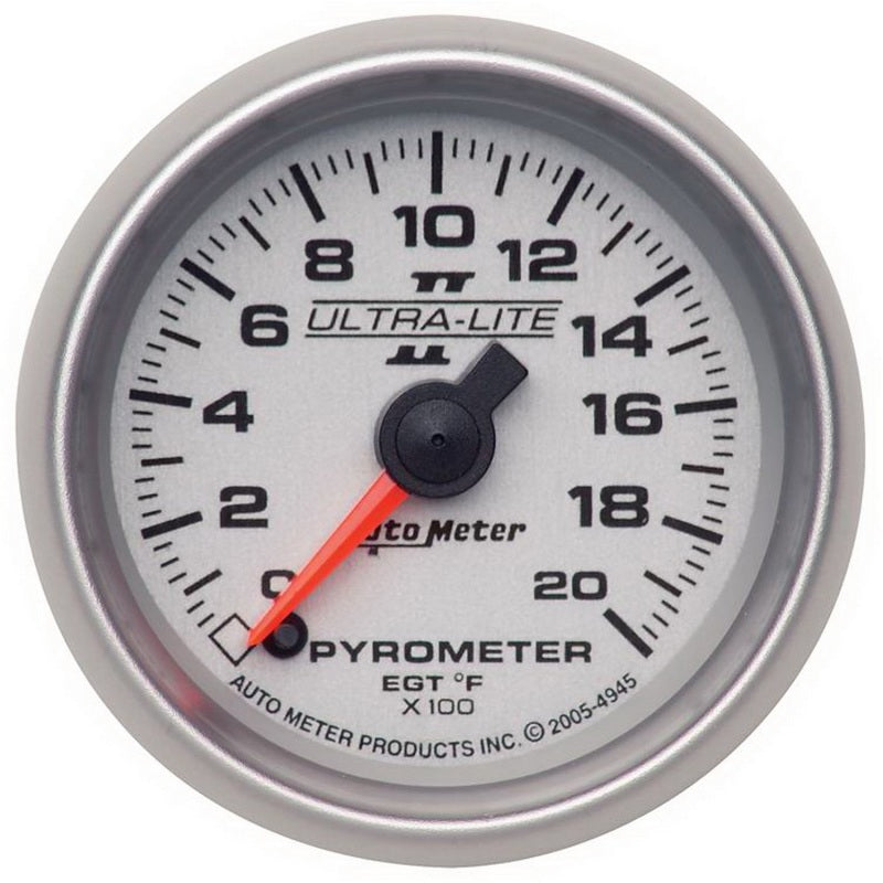 Autometer Gauge, Pyrometer (Egt), 2 1/16", 2000 Deg F, Digital Stepper Motor, Ul 4945 Photo - Primary