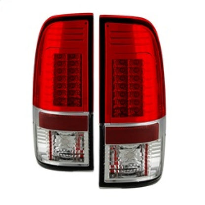 Spyder Ford Super Duty 08-15 Version 2 LED Tail Lights Red Clear ALT-YD-FS07-LED-G2-RC 5029195 5029195 Photo - Primary