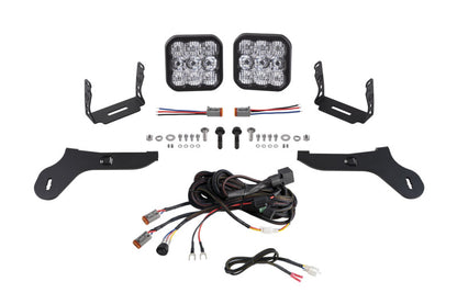 Diode Dynamics 17-20 Ford Raptor SS5 Bumper LED Pod Light Kit - Pro White Combo DD7348 DD7348 Photo - Primary