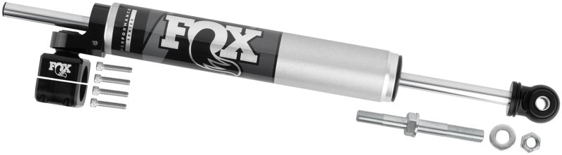 FOX 2007+ Jeep JK 8.2in 2.0 Tie Rod Clamp Steering Stabilizer 985-02-122 985-02-122 Photo - Primary
