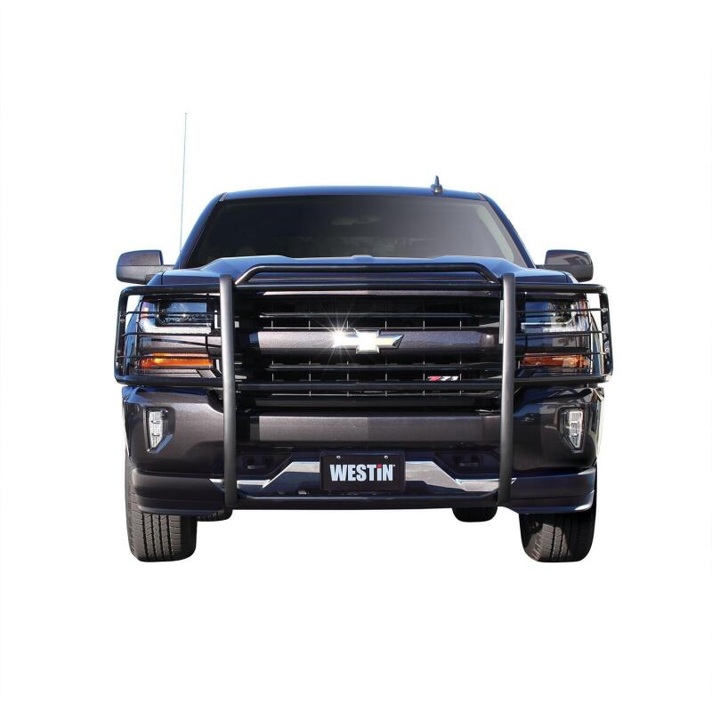 Westin 2016-2018 Chevrolet Silverado 1500 Sportsman Grille Guard - Black 40-3875 40-3875 Photo - lifestyle view