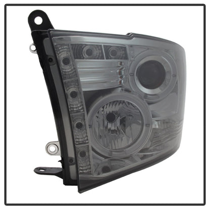 Spyder Dodge Ram 1500 09-14 10-14 Projector Headlights Halogen- LED Halo LED- Smke PRO-YD-DR09-HL-SM 5010056 5010056 Photo - Unmounted