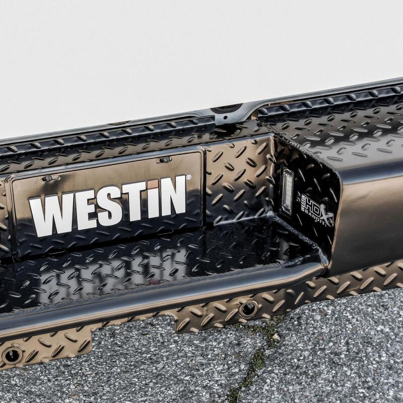 Westin 09-18 Ram 1500 HDX Bandit Rear Bumper - Black 58-341175 58-341175 Photo - Mounted