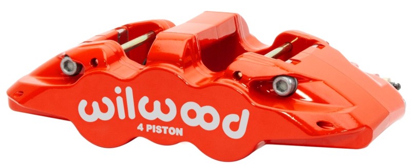 Wilwood Caliper - Aero4-DS Forged Four-Piston Caliper Black 1.38in Piston 1.10in Rotor - Red 120-15598-RD 120-15598-RD User 1