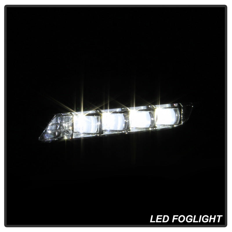 Spyder 18-19 Honda Accord Sedan OEM LED Fog Lights w/OEM Fit Switch - Clear (FL-HA2018-4D-LED-C) 5086310 5086310 Photo - Unmounted