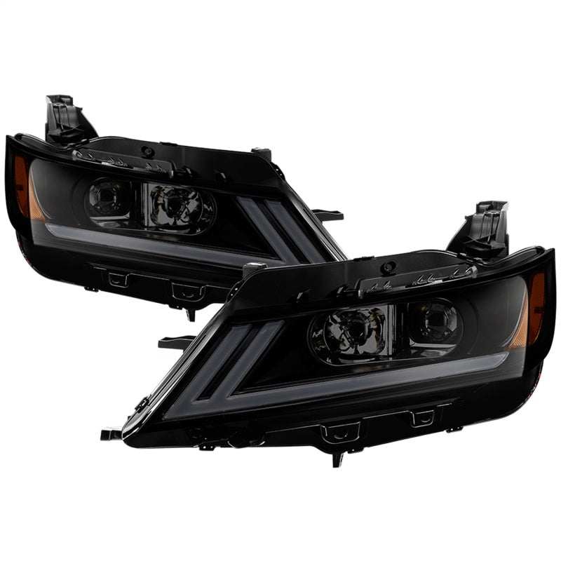 SPYDER xTune 14-18 Chevy Impala (Excl Limited) DRL Halogen Proj Headlights - Blk Smk (PRO-JH-CIM15-LB-BSM) 9042881 9042881 Photo - Primary