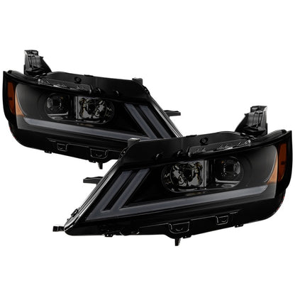 SPYDER xTune 14-18 Chevy Impala (Excl Limited) DRL Halogen Proj Headlights - Blk Smk (PRO-JH-CIM15-LB-BSM) 9042881 9042881 Photo - Primary