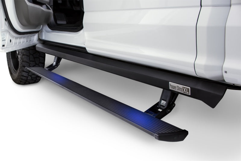 AMP Research 2021 Ford F-150 SuperCrew PowerStep XL - Black 77152-01A 77152-01A Photo - Mounted