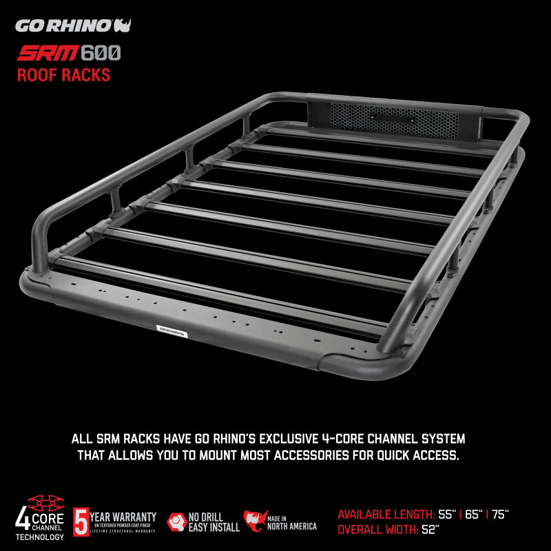 Go Rhino GOR SRM Racks Roofs & Roof Accessories Roof Baskets main image