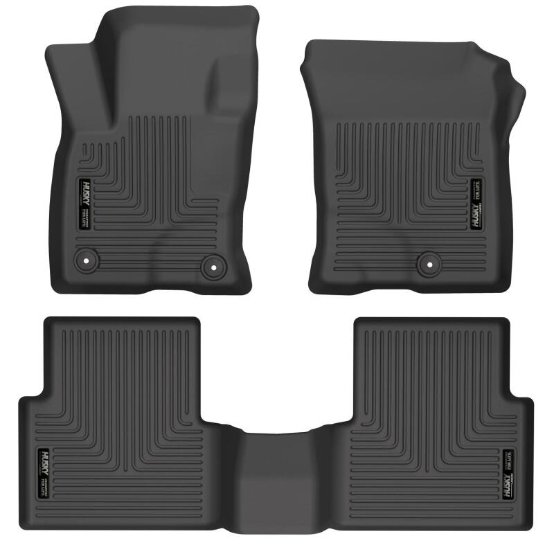 Husky Liners 21-22 Ford Bronco Sport WeatherBeater Front & 2nd Seat Floor Liners (Black) 95341 95341 Photo - Primary