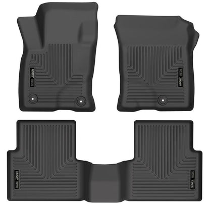 Husky Liners 21-22 Ford Bronco Sport WeatherBeater Front & 2nd Seat Floor Liners (Black) 95341 95341 Photo - Primary