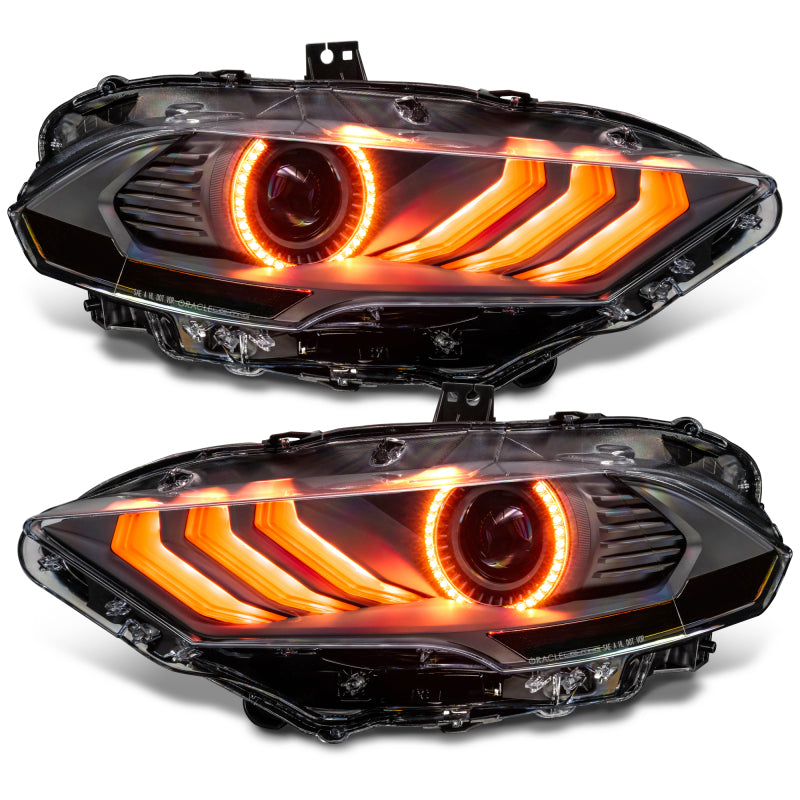 ORACLE Lighting 18-23 Ford Mustang Dynamic ColorSHIFT LED Headlights - Black Series 8204-332 8204-332 Photo - out of package