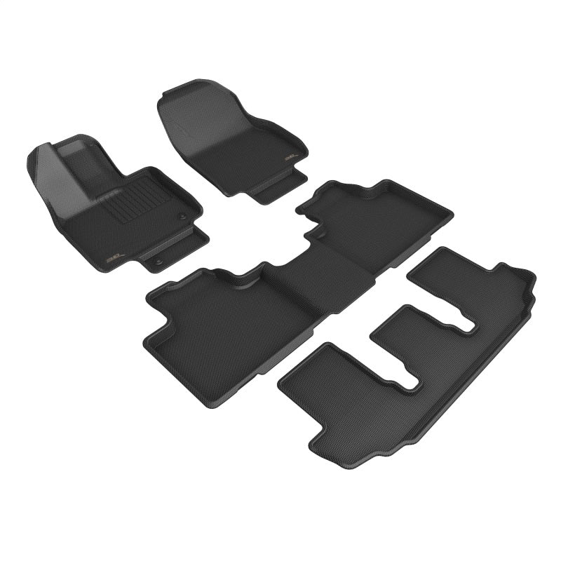 3D MAXpider 21-22 Toyota Highlander Hybrid 2nd Row Bucket Kagu 1st 2nd 3rd Row - Set (Black) L1TY28001509 L1TY28001509 Photo - Primary