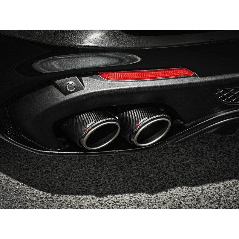 Akrapovic 2017+ Alfa Romeo Stelvio Quadrifoglio Slip-On Line (Titanium) w/Titanium/Carbon Fiber Tips S-AR/TI/6H S-AR/TI/6H User 1