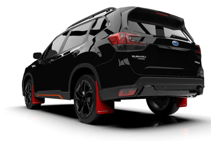 Rally Armor  2019 Subaru Forester UR Red Mud Flap w/ White Logo MF52-UR-RD/WH User 1