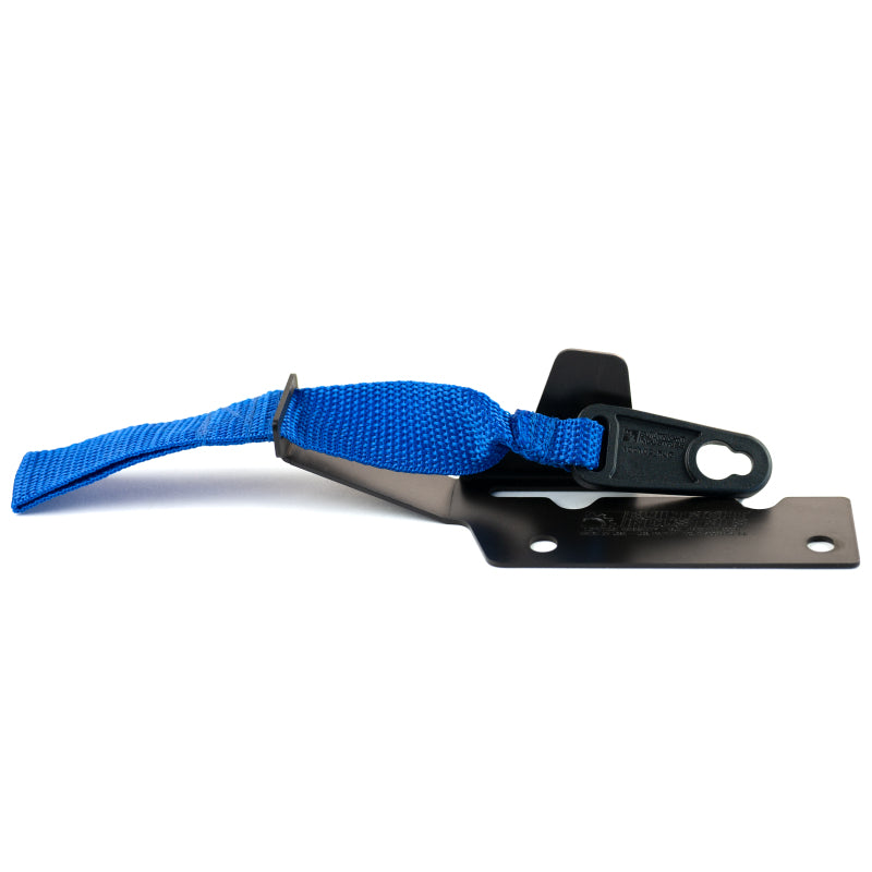 BuiltRight Industries 09-20 Ford F-150/Raptor (09-14 SuperCrew Only) Rear Seat Release - Blue Strap 100114 100114 Photo - Close Up