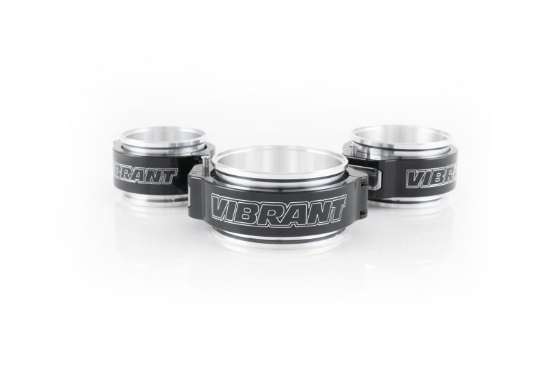 Vibrant 3.5in O.D. Aluminized HD 2.0 Clamp Assembly - Anodized Black 32517 32517 User 1