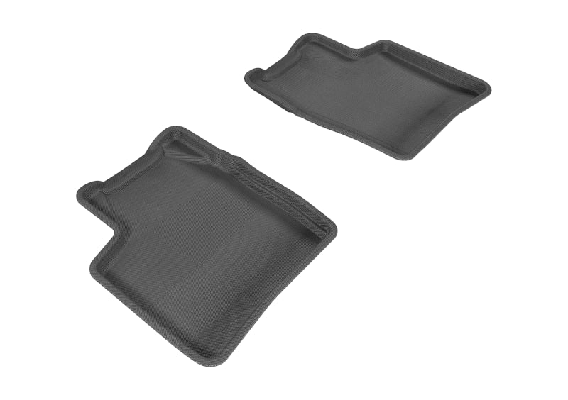 3D MAXpider 2004-2009 Toyota Prius Kagu 2nd Row Floormats - Black L1TY14521509 L1TY14521509 Photo - Primary