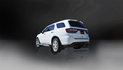 Corsa Performance Sport Dual Rear Cat-Back Exhaust 11-14 Dodge Durango 5.7L V8 Black 14459BLK Photo - Mounted