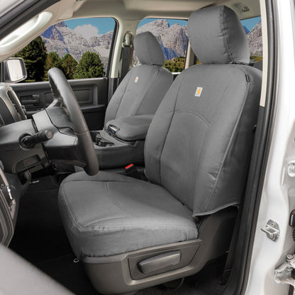 Covercraft 19-24 Chevrolet Silverado Carhartt PrecisionFit Custom Second Row Seat Covers - Gravel GTC4139CAGY GTC4139CAGY User 1