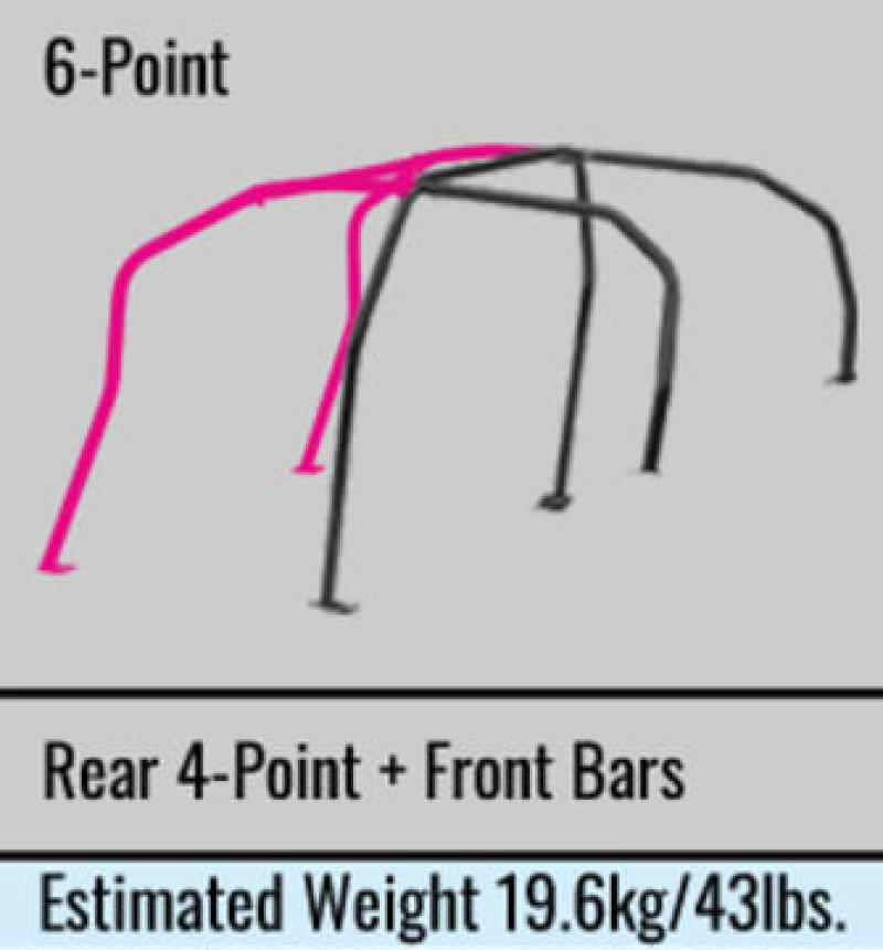 Cusco Chro Moly Roll Cage 4 Passenger 6P DC5 Integra 322 261 B User 1
