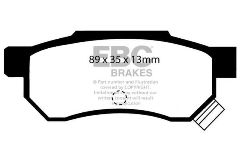 EBC Disc Brake Pad Set DP3642/2C Photo - Primary
