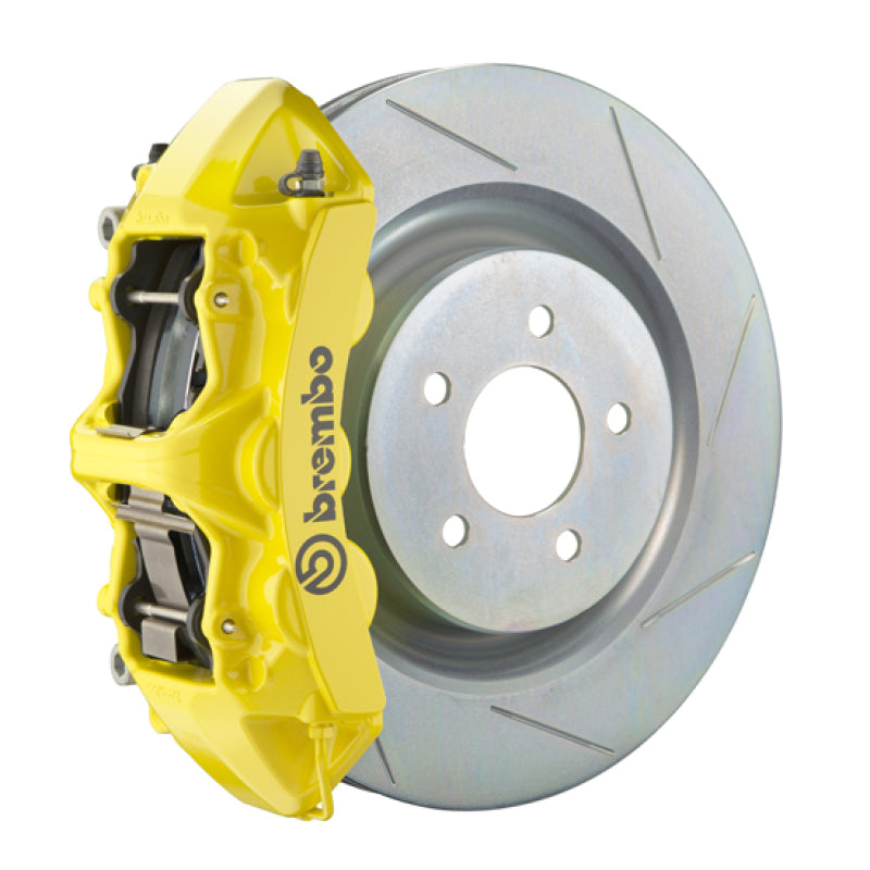 Brembo 16+ Camaro LS/LT/SS Front GT BBK 6 Piston Cast 355x32 1pc Rotor Slotted Type1-Yellow 1L5.8018A5 1L5.8018A5 Photo - Primary