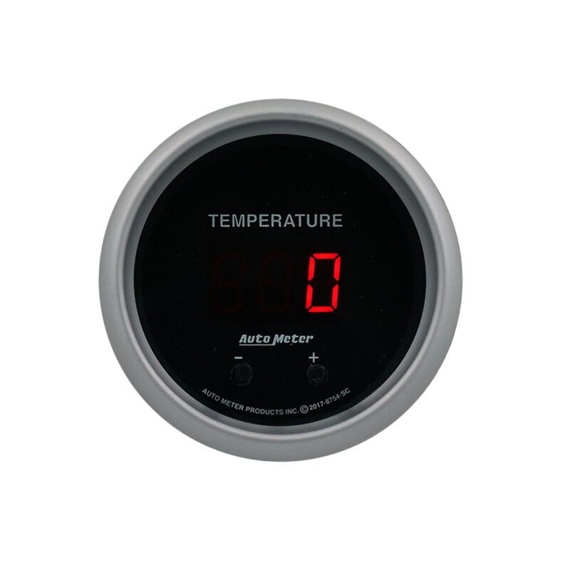 Autometer 52.4mm Black Switchable 60-340 Degrees F / 40-170 Degrees C Sport-Comp Elite Digital Gauge 6754-SC 6754-SC User 2