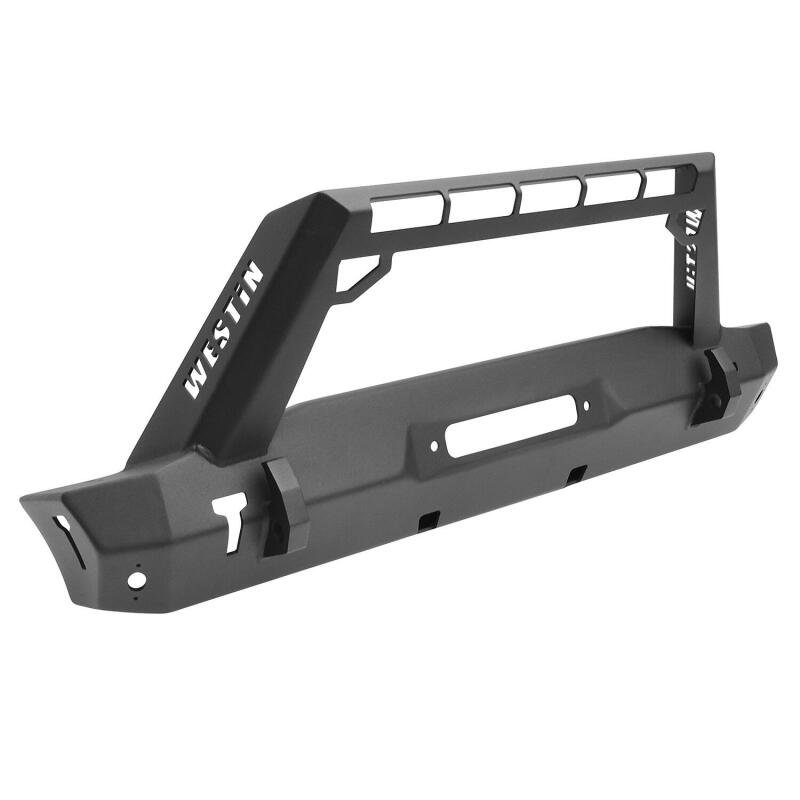 Westin Wj2 Stubby Front Bumper W/Led Light Bar Mount 59-80085 Photo - Unmounted