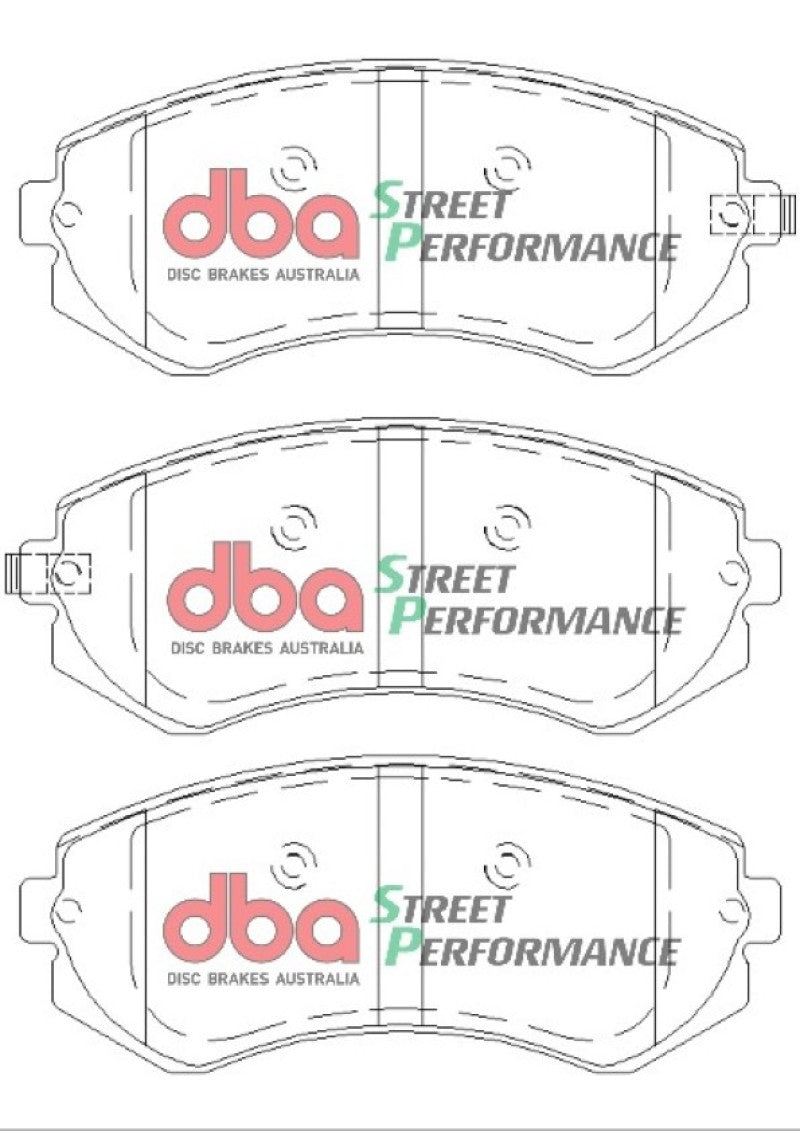 DBA 90-96 Nissan 240SX w/ABS SP Performance Front Brake Pads DB1148SP DB1148SP Photo - out of package