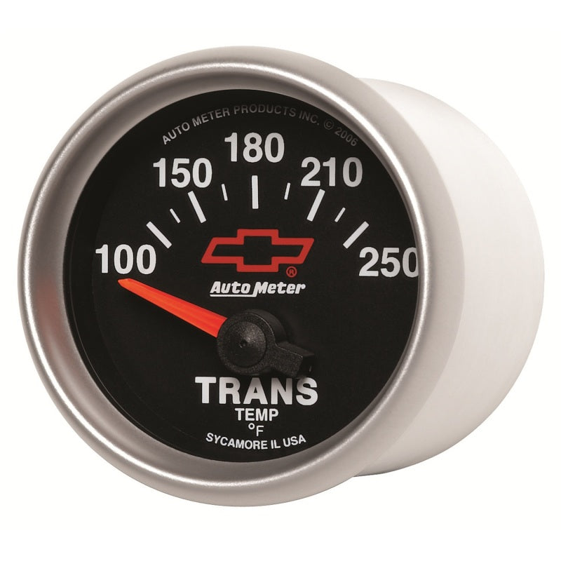 Autometer Gauge TransT 2" 100-250 Deg. F Elec Gm Bowtie Black 3649-00406 User 1
