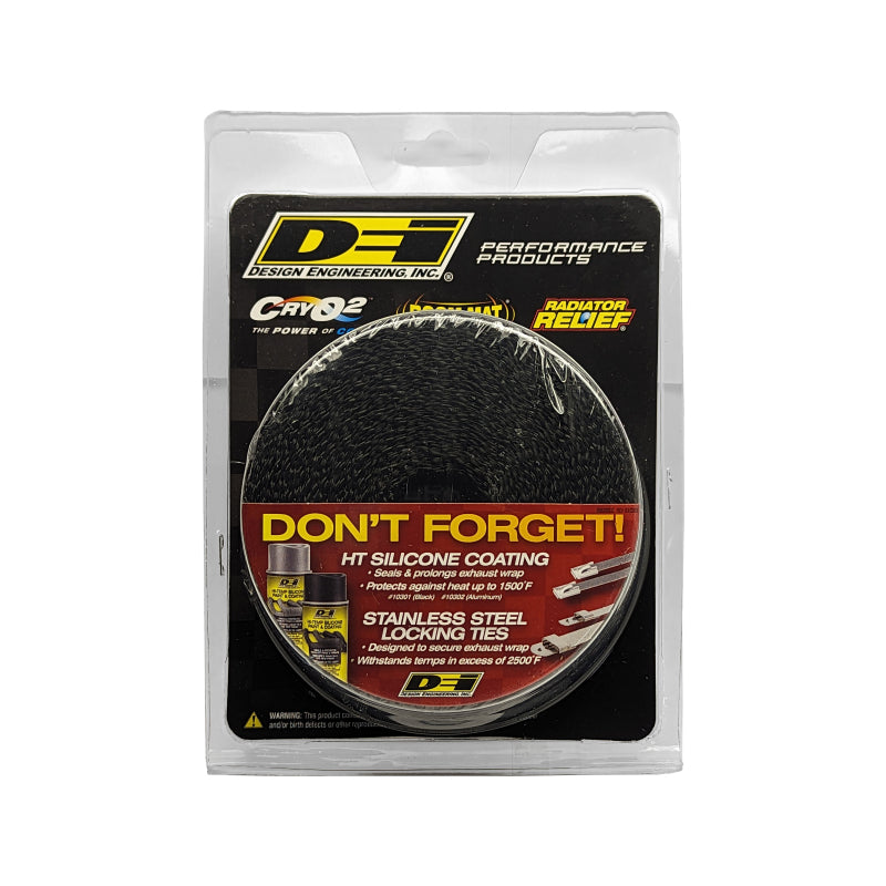 DEI Exhaust Wrap 2in x 25ft - Titanium - Black 10004 10004 Photo - Unmounted