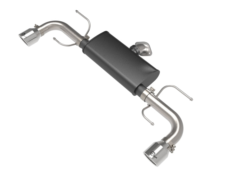 aFe Takeda 17-21 Mazda CX-5 2.5L (t) 2.5in. SS Axle-Back Exhaust System w/Polished Tips 49-37021-P 49-37021-P Photo - Primary