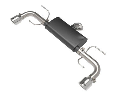 aFe Takeda 17-21 Mazda CX-5 2.5L (t) 2.5in. SS Axle-Back Exhaust System w/Polished Tips 49-37021-P 49-37021-P Photo - Primary