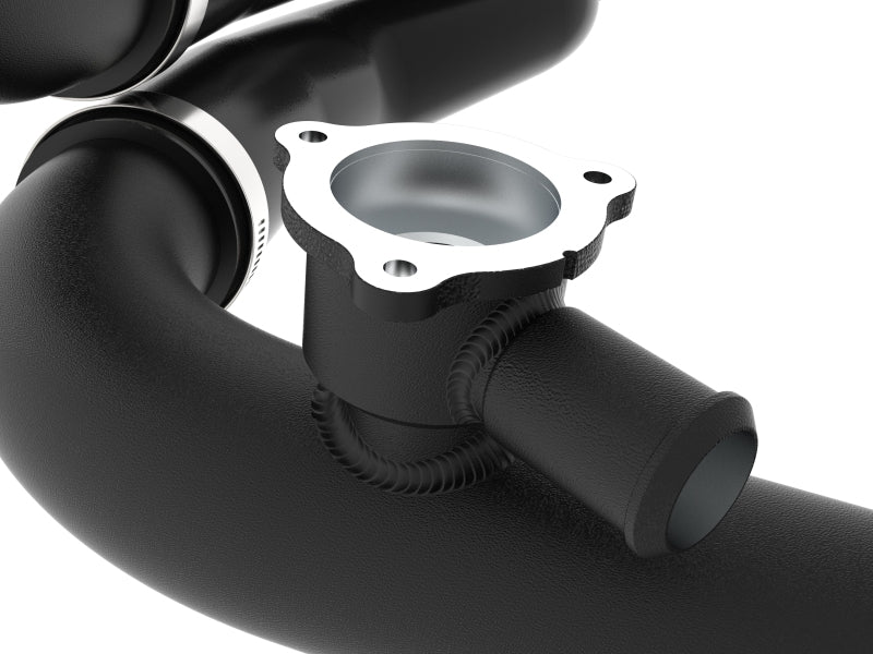 aFe 22-24 Ford Bronco Raptor BladeRunner 2-1/4in Aluminum Hot Charge Pipe Black 46-20758-B 46-20758-B Photo - Unmounted