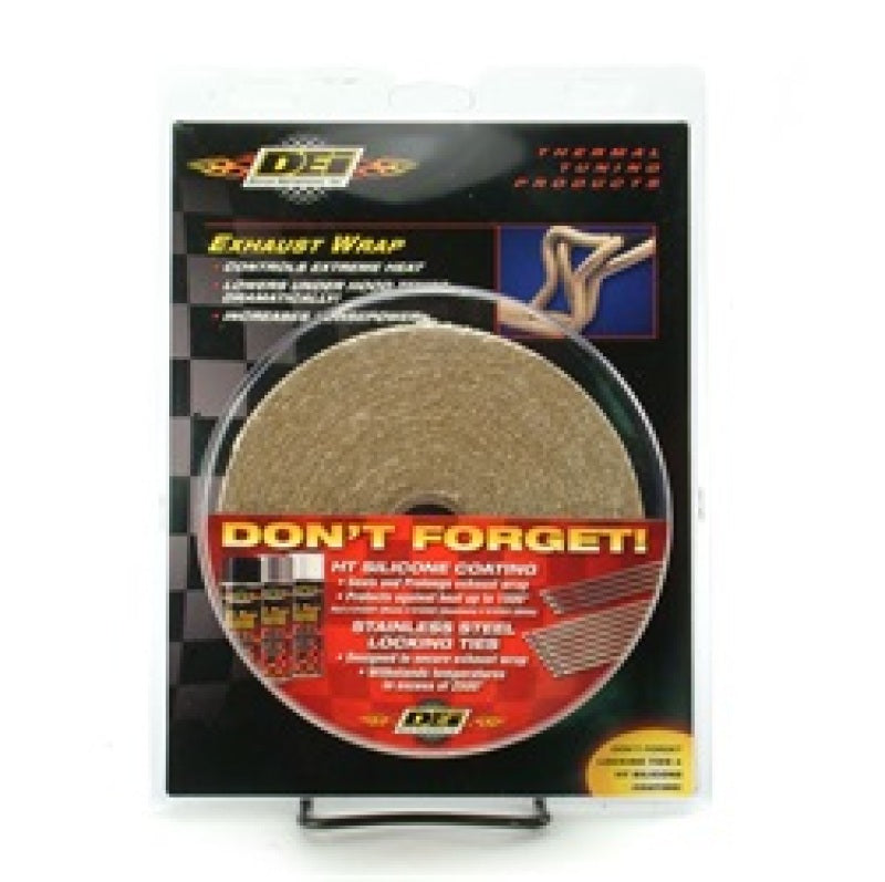DEI Exhaust Wrap 2in x 50ft - Tan 10102 10102 Photo - in package