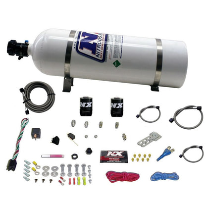 Nitrous Express All Ford EFI Single Nozzle Nitrous Kit (35-150HP) w/15lb Bottle 20922-15 20922-15 Photo - Primary