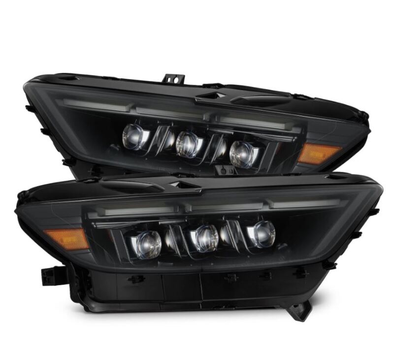 AlphaRex 15-17 Ford Mustang NOVA LED Proj Headlights Alpha Black w/Activ Light/Seq Signal/Switch DRL 880261 880261 Photo - Primary