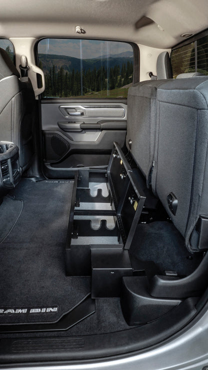 Tuffy Products Tuffy Underseat Lockbox W/ Key Lock For Ram Trucks Crew Cab 353-01 353-01 Photo - Mounted