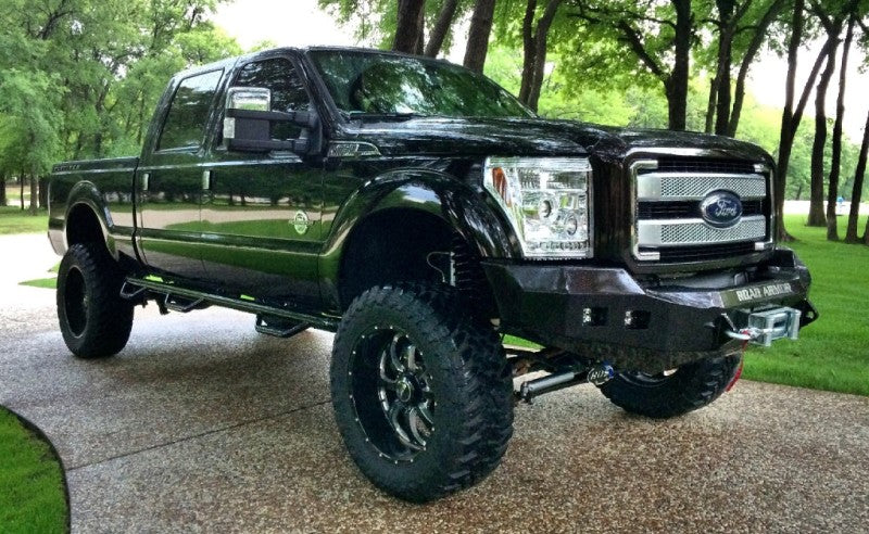 Road Armor 11-16 Ford F-250 Stealth Front Winch Bumper - Tex Blk 6114R0B 6114R0B Photo - Primary