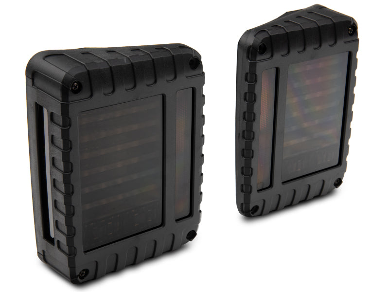 Raxiom 07-18 Jeep Wrangler JK LED Tail Lights- Black Housing (Smoked Lens) J115435 J115435 Photo - Close Up