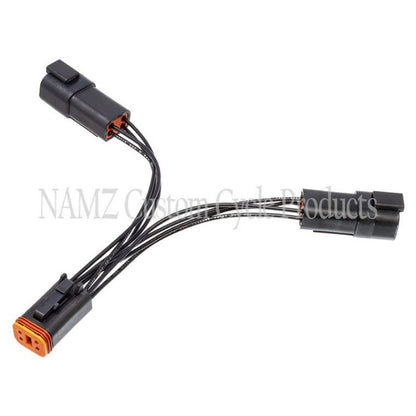 NAMZ 94-11 V-Twin Touring & Trike Models Plug-N-Play Power Port Y-Adapter NOBD-PYH NOBD-PYH Photo - Primary