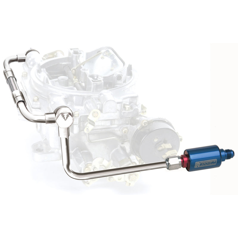 Edelbrock Dual Feed Line/Thunder Series Carb w/fuel Filter 8133 Photo - Primary