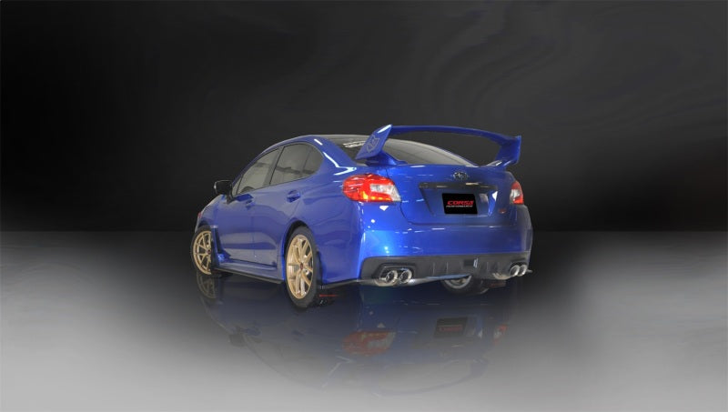 Corsa Performance Catback Exhaust System W/ Polished Tips Subaru WRX STI 2015+ 14857 Photo - Mounted
