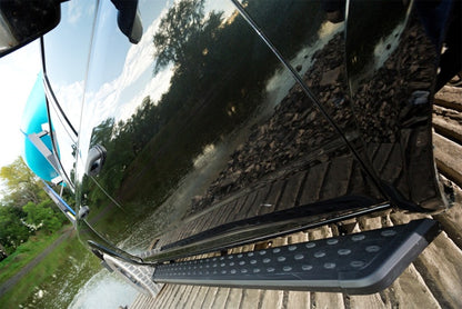 Dee Zee Deezee 99-23 Chevrolet/GMC/Dodge/Ford Full Size Running Board CrewCab Truck Board (Blk Trim) DZ16321 DZ16321 Photo - Mounted