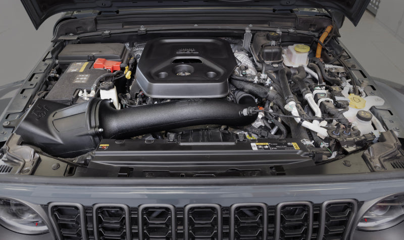 K&N Engineering K&N 2024 Jeep Wrangler 4xE 63 Series Air Intake 63-1597 63-1597 Photo - Mounted