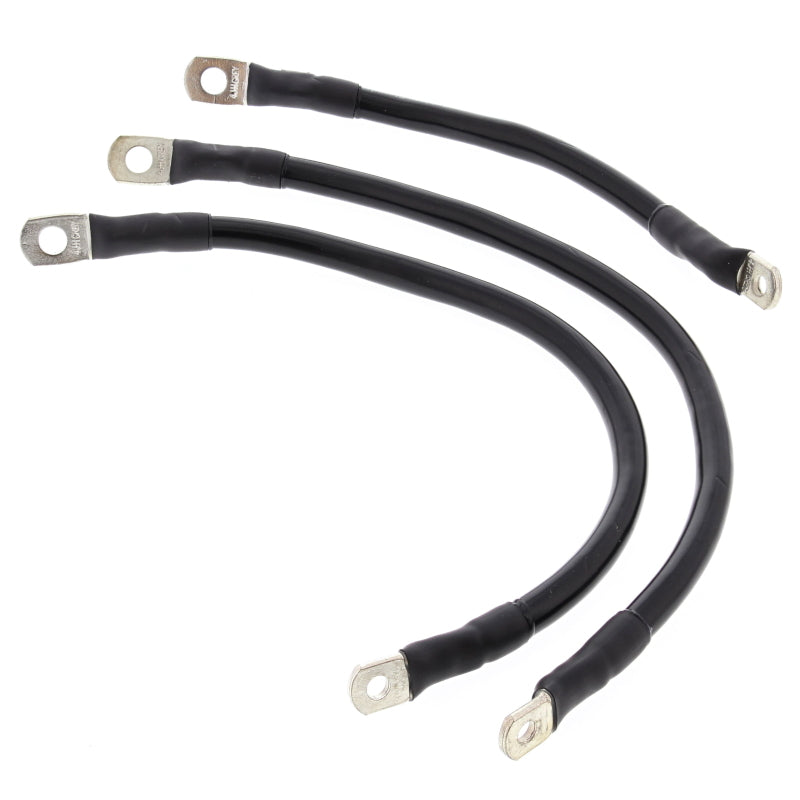 All Balls Racing 94-98 Harley FLHR Road King Battery Cable Kit Black 79-3009-1 79-3009-1 Photo - Primary